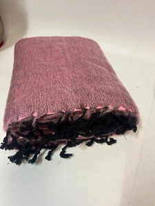 Extra Soft High Quality Yak Wool Travel Blanket  Throw Handwoven Nepal 48" x 96" - Picture 1 of 6