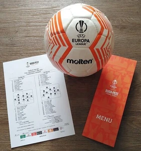 Ball Menu & Line-ups UEFA Europa League Final 31.5.2023 Sevilla FC - AS Roma - Picture 1 of 7