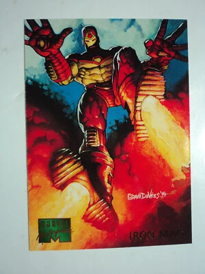 1995 MARVEL MASTERPIECES - BASE CARD - IRON MAN # 52  ( PACK FRESH ) - Image 1 of 4