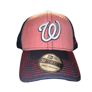 Washington Nationals New Era 39thirty sombrero pequeño mediano - Imagen 1 de 8