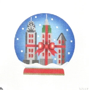 Pepperberry Designs NYC Series Tall Buildings Handpainted Needlepoint Canvas - Picture 1 of 1