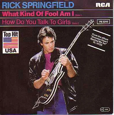 RICK SPRINGFIELD What kind of fool am I ? 7" 45 rpm record NEW +  juke box strip - Image 1 of 2