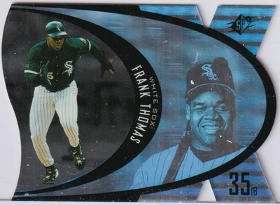 FRANK THOMAS: 1997 SPX CARD DIE CUT STEEL # SPX17 - Image 1 of 2