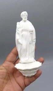 Ancien Bénitier à suspendre Biscuit début XXème - Picture 1 of 12