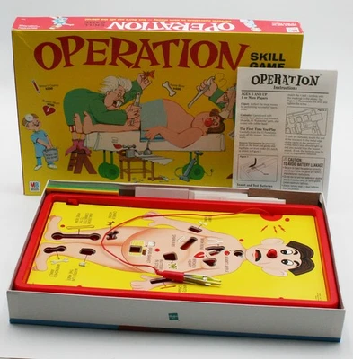 Milton Bradley 1999 Operation Board Game Complete - Image 1 of 3