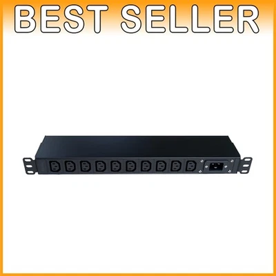 Heavy Duty Metal PDU, Inlet C20 20A 120/240V, Outlet C13 x10 - Image 1 of 4