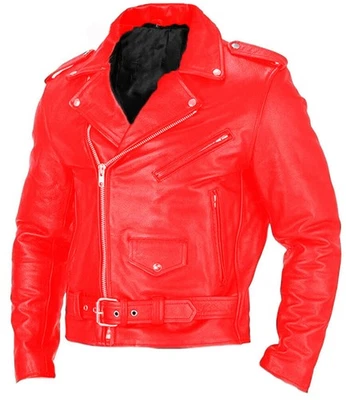 Men's Leather Jacket Men's Jacket Leather - Image 1 of 4