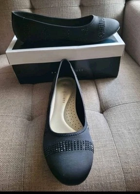 Women's Black Flats - Изображение 1 из 3