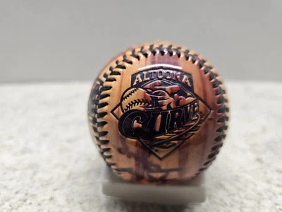 Altoona Curve MiLB Pittsburgh Pirates MLB Rawlings Wood Grain Baseball With... - Изображение 1 из 4