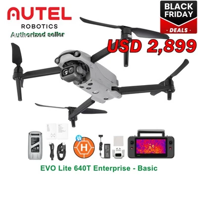 Black Friday US＄2,899 Autel Robotics EVO Lite Enterprise 640T Thermal Drone - Image 1 of 4