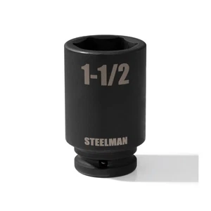Steelman 3/4 in. Drive 1-1/2 in. 6 Point Deep Impact Socket 79272 - Picture 1 of 4