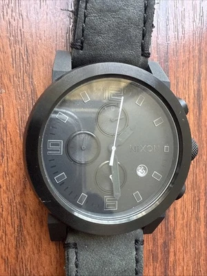 Nixon dodge the ride 100m aço inoxidável movimento japonês 11L preto - Imagem 1 de 4