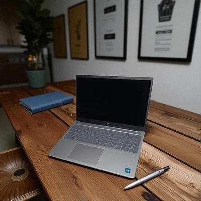 HP 15.6 Inch HD Windows Intel N100 Processor 4GB RAM 128GB UFS  15-fd0123ds - Image 1 of 4