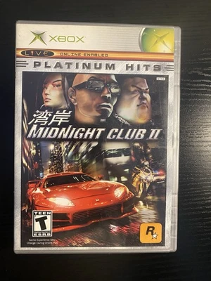 Midnight Club 2 II Original Xbox Platinum Hits Complete Set with Manual - Image 1 of 4