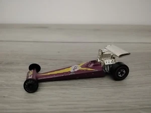 Vintage 1975 Hot Wheels Redline "Cool One" Plum Purple Zap Dragster Hong Kong - Bild 1 von 9