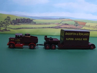 Lledo  1:76 Scale Scammell Ballast Box & trailer Anderton & Rowlands Funfair - Image 1 of 4