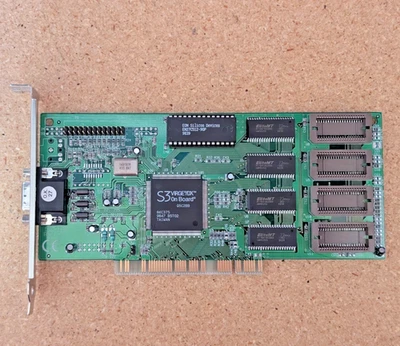 Vintage Sparkle SP325A Graphics Video Card S3 ViRGE/DX 86C375 VGA Feature - Image 1 of 4