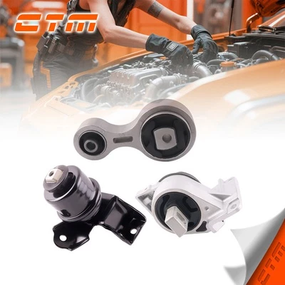 3PC Motor Mounts Set for 2006-2009 Ford Fusion Mercury Milan Foto 1 de 4