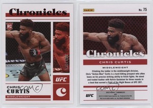 2023 Panini Chronicles UFC Rookies Red /199 Chris Curtis #75 Rookie RC