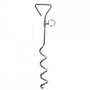 Spiral Hering Bodenanker Erdschraube Zelt Anker Spiralanker Zelthering Metall - Bild 1 von 1