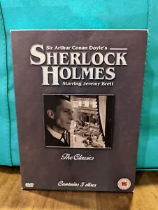 Sherlock Holmes - The Classics (5-Disc Region 2 DVD Boxset 2003) Jeremy Brett - Picture 1 of 9