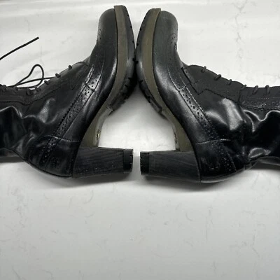 Doc Martens Heel Combat Boots Wing Tip Womens 8 Grungecorp - Image 1 of 4