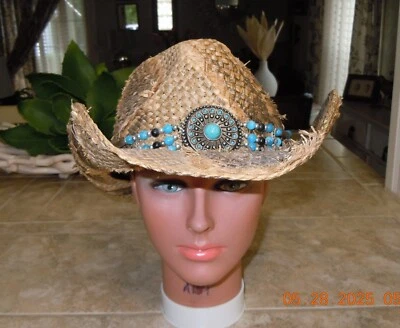 Sombrero de vaquero de paja Peter Grimm Foto 1 de 4