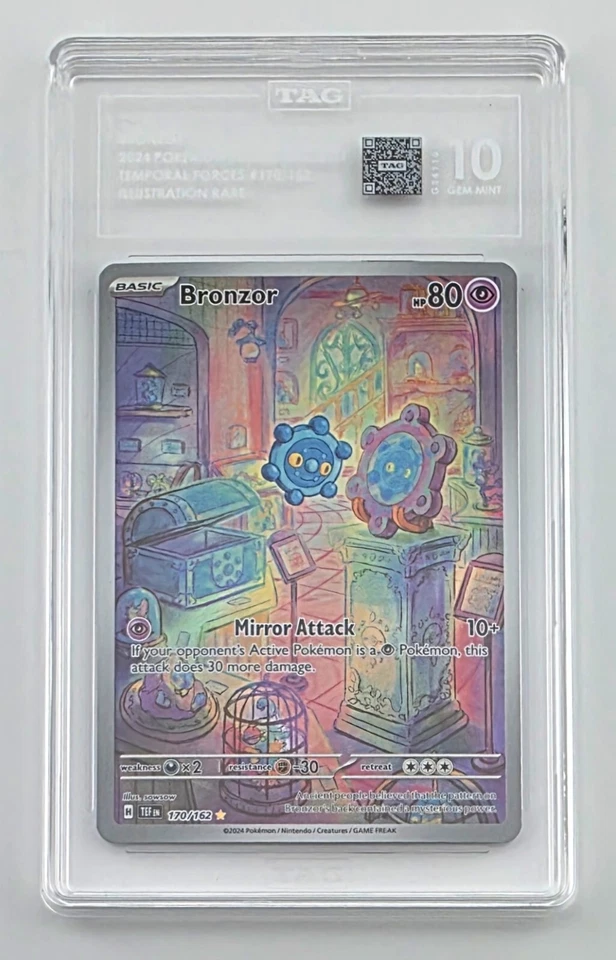 Bronzor 170/162 SV05: Temporal Forces IR Illustration Rare - TAG 10 - Image 1 of 4