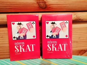 2 x Höffis Skat - Spielkarten Höffner Möbelhaus - handgezeichnete Karten - Picture 1 of 2