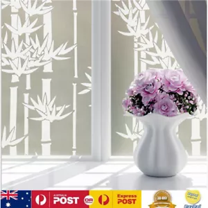 90CM*5M Privacy Frosted Bamboo Frosting Window Glass Film Sticker Removable AU - Picture 1 of 10