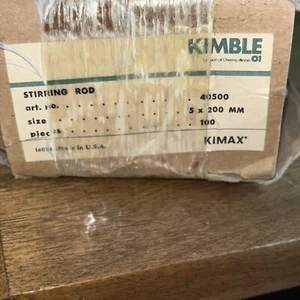 Kimble Glass 40500-200 Stirring Rod 5 x 200mm Pack of 55 Pieces - Picture 1 of 3