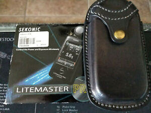 Sekonic Litemaster Pro L-478DR w/Pocketwizard w/"Leather Cam" Custom Holster
