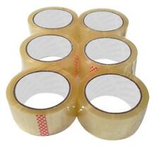 Clear Brown Parcel Tape Strong Packing Carton Sealing Tape 48mm x 66m 1 6 12 36 