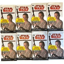 Lot of (8) Topps 2017 Journey to Star Wars: The Last Jedi Trading Card Packs