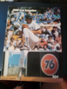 1980 Philadelphia Phillies vs. Los Angeles Dodgers Program (unscored) near mint - Picture 1 of 3
