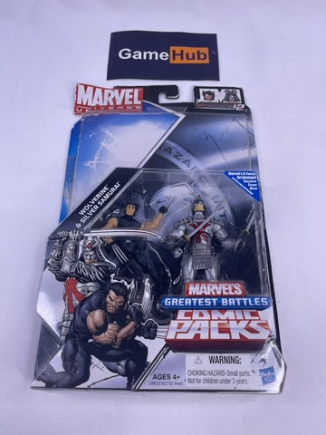 Marvel Universe comic pack greatest battles Wolverine & Silver Samurai NRFB Cover
