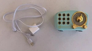 Altavoz Bluetooth Retro USB ChargingGreadio Radio FM Verde R919 Aspecto De Colección - Imagen 1 de 9