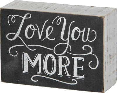 Chalk Sign - Love You More - Image 1 of 2