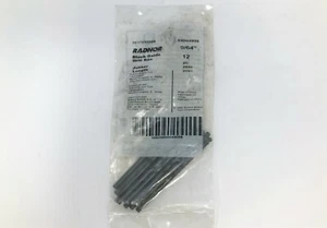 RADNOR 9/64" X 2.875" X 9/64" Black Oxide Jobber Length Drill Bits (12-Pk) New - Picture 1 of 4
