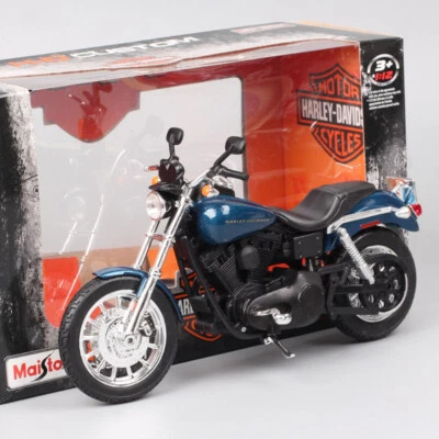 1/12 Maisto 2004 Harley Dyna Glide Super Glide Sport Diecast Model Motorcycle - Image 1 of 4