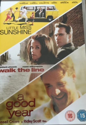 Little Miss Sunshine / Walk The Line / A Good Year DVD 2006 Free UK P&P - Image 1 of 4