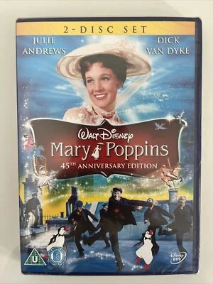 Mary Poppins (DVD, 2009) 2 Disc Walt Disney 45th Anniversary Edition - Image 1 of 4