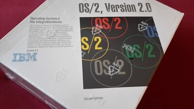 IBM OS/2 ~ Version 2.0 ~ mit Präsentations-Manager ~ Originalverpackung/-folie - Bild 1 von 4