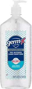 Advanced Hand Sanitizer, Non-Drying Moisturizing Clear Gel, Instant and No Rinse - Picture 1 of 12