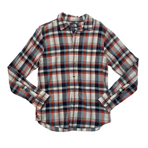 The North Face Shirt Mens S Small Plaid Long Sleeve Cotton Western Button Up - Picture 1 of 10