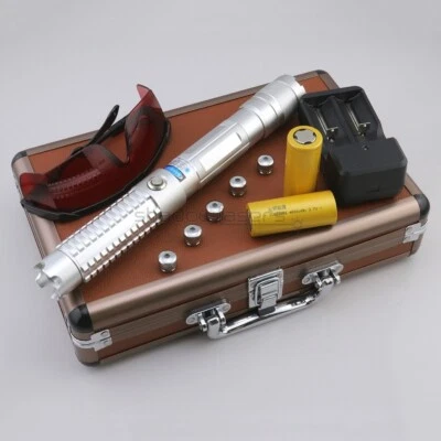 THOR H II Adjustable Focus 450nm Blue Laser Pointer Pen Visible Beam Flashlight - Image 1 of 4