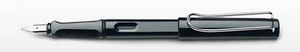 Lamy Safari Shiny Black Fountain Pen - model L19BKM (Medium) - New #2 - Imagen 1 de 1