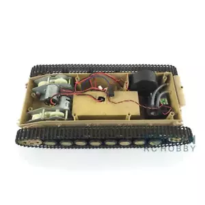 Chasis HL con rueda de plástico escala 1/16 tanque alemán Panzer IV F RC 3858 - Imagen 1 de 4