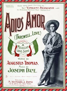10314.Decoration Poster.Wall Art.Home room.Adios Amor.Farewell Mexican Love song - Picture 1 of 1