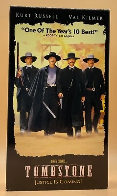 Tombstone VHS 1994 Kurt Russell Val Kilmer Acceptable-G Condition *Buy 2 Get 1* - Image 1 of 3